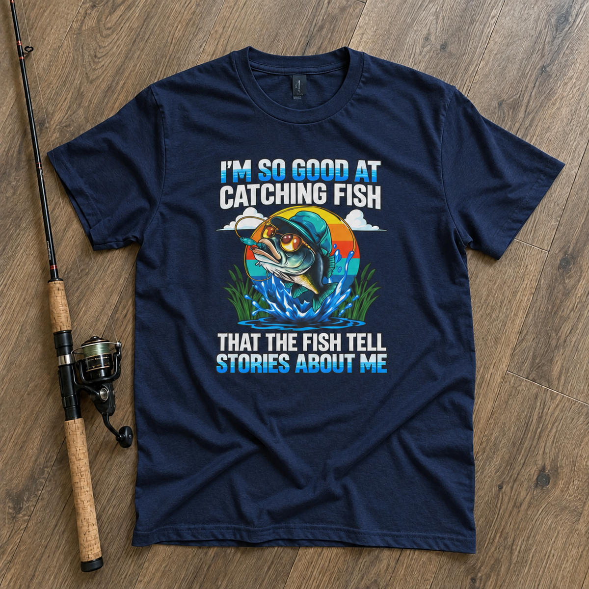 I AM SO GOOD AT CATCHING FISH.