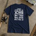 IF YOU CAN READ THIS, PULL ME BACK IN THE BOAT